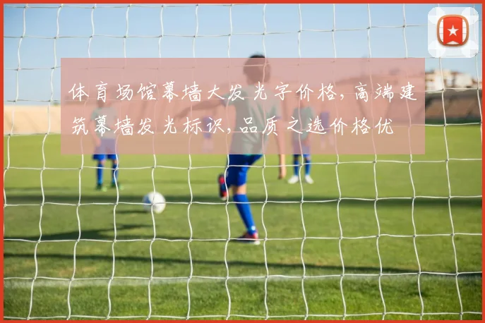体育场馆幕墙大发光字价格,高端建筑幕墙发光标识,品质之选价格优